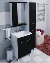 Мебель для ванной СанТа Омега 60 черная