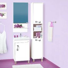 Мебель для ванной Бриклаер Аргентина 50 белый глянец
