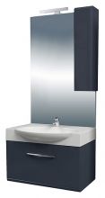 Мебель для ванной Edelform Solo 65 жемчужно-серый глянец