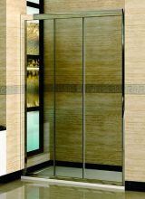 Душевая дверь в нишу RGW Classic CL-11 (1410-1460)х1850 профиль хром, стекло прозрачное