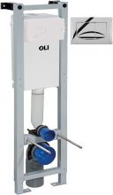Система инсталляции для унитазов OLI Quadra с кнопкой смыва River