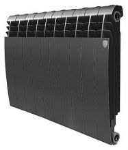Радиатор биметаллический Royal Thermo BiLiner 500 10 секций, noir sable